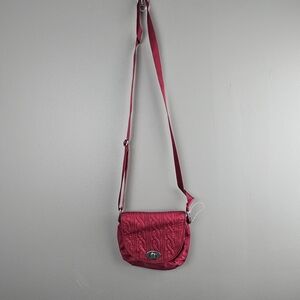 Baggalini pink cross body purse bag